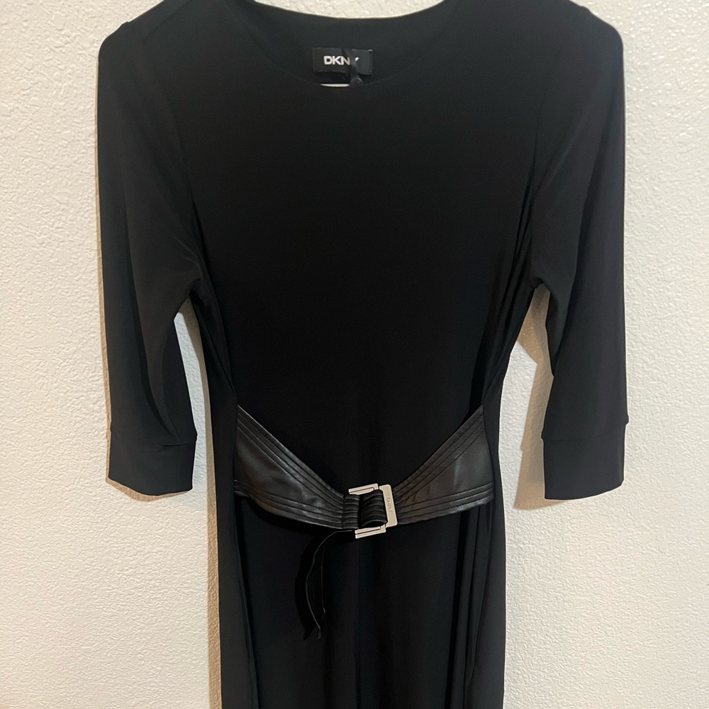 Long loose black dress DKNY